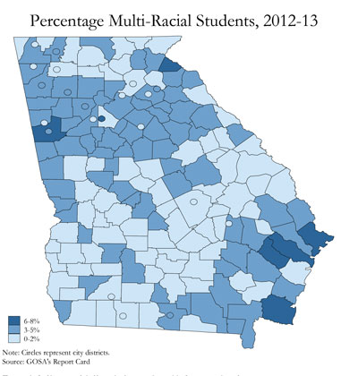 Georgia Demographics Map